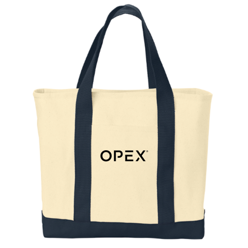 OPEX - Port & Company 2-Tone Shopping Tote